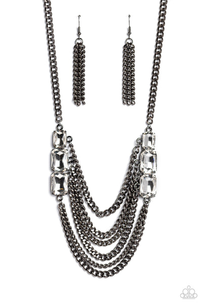 Paparazzi Accessories Come CHAIN or Shine - Black