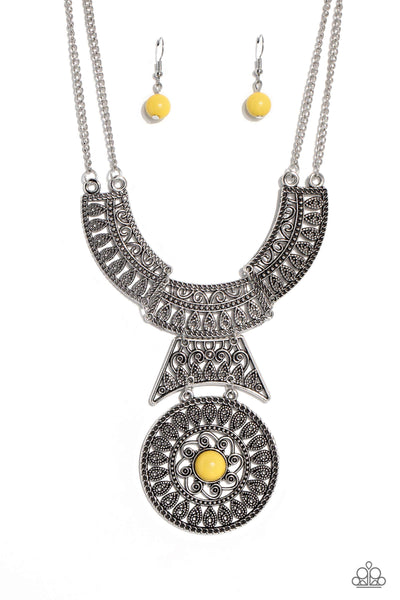 Paparazzi Accessories Fetching Filigree - Yellow