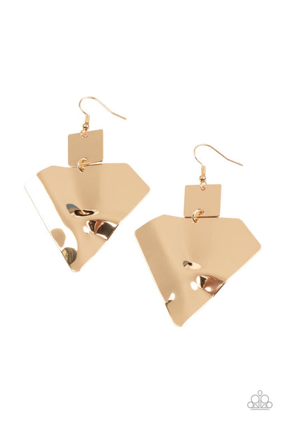 Paparazzi Accessories Deceivingly Deco - Gold