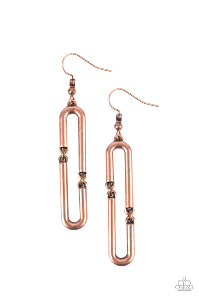 Paparazzi Accessories Linked and Synced - Copper