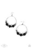 I Can Take A Compliment Black Earring