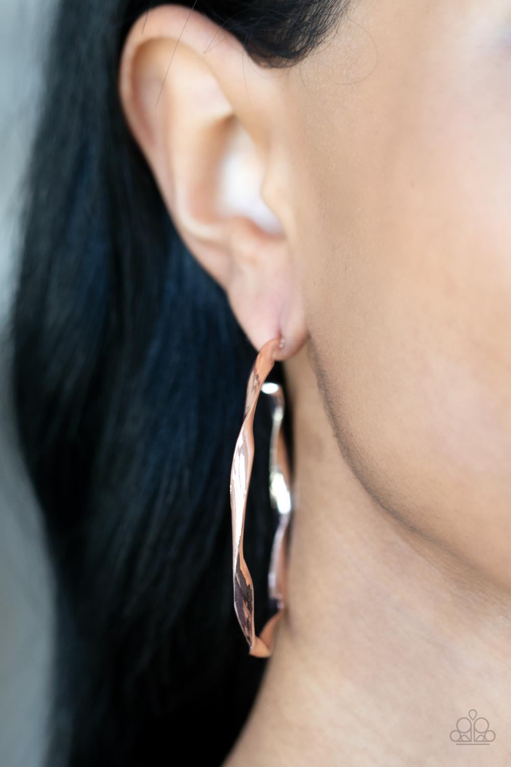 Paparazzi Accessories Radiantly Warped - Rose Gold