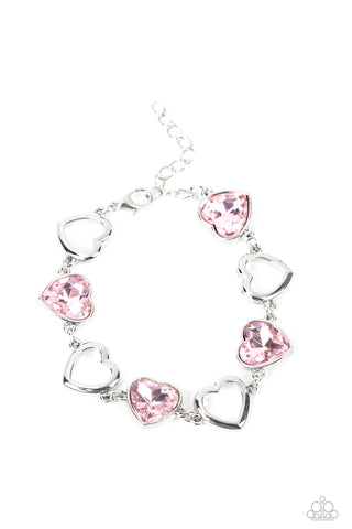 Paparazzi Accessories Sentimental Sweethearts - Pink