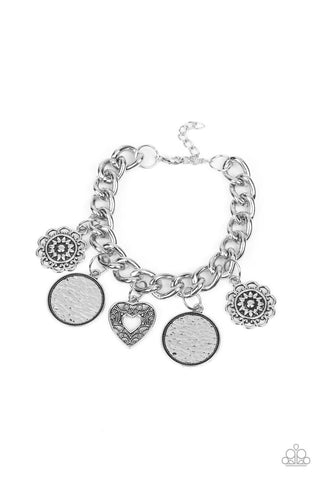 Paparazzi Accessories Complete CHARM-ony - Silver
