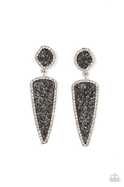 Paparazzi Accessories Druzy Desire - Silver