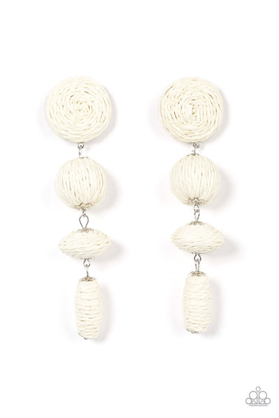 Paparazzi Accessories Twine Tango - White