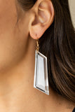 Paparazzi Accessories The Final Cut Gold Earring