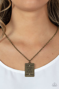 Paparazzi Accessories All About Trust - Brass