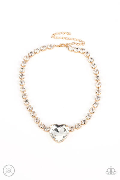 Paparazzi Accessories Heart in My Throat - Gold