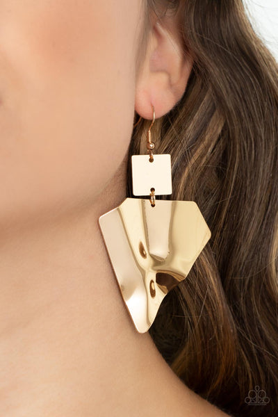 Paparazzi Accessories Deceivingly Deco - Gold