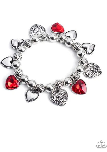 Paparazzi Accessories Charming Crush Red