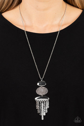 Paparazzi Accessories After the ARTIFACT - Silver