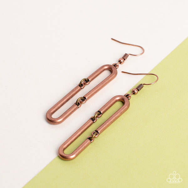 Paparazzi Accessories Linked and Synced - Copper
