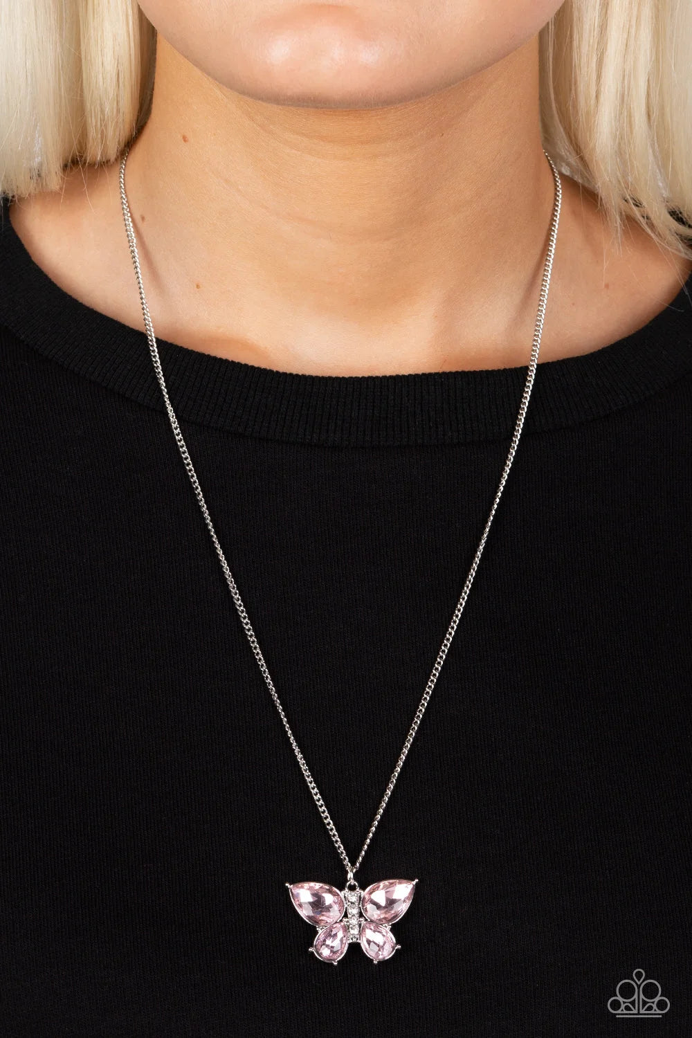 Paparazzi Accessories Free-Flying Flutter Pink