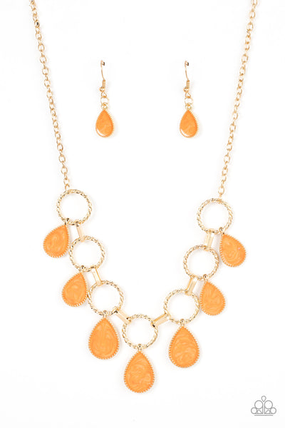 Paparazzi Accessories Golden Glimmer - Orange