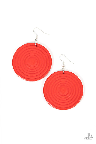 Paparazzi Accessories Caribbean Cymbal - Red